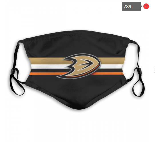 NHL Anaheim Ducks #5 Dust mask with filter->nba dust mask->Sports Accessory